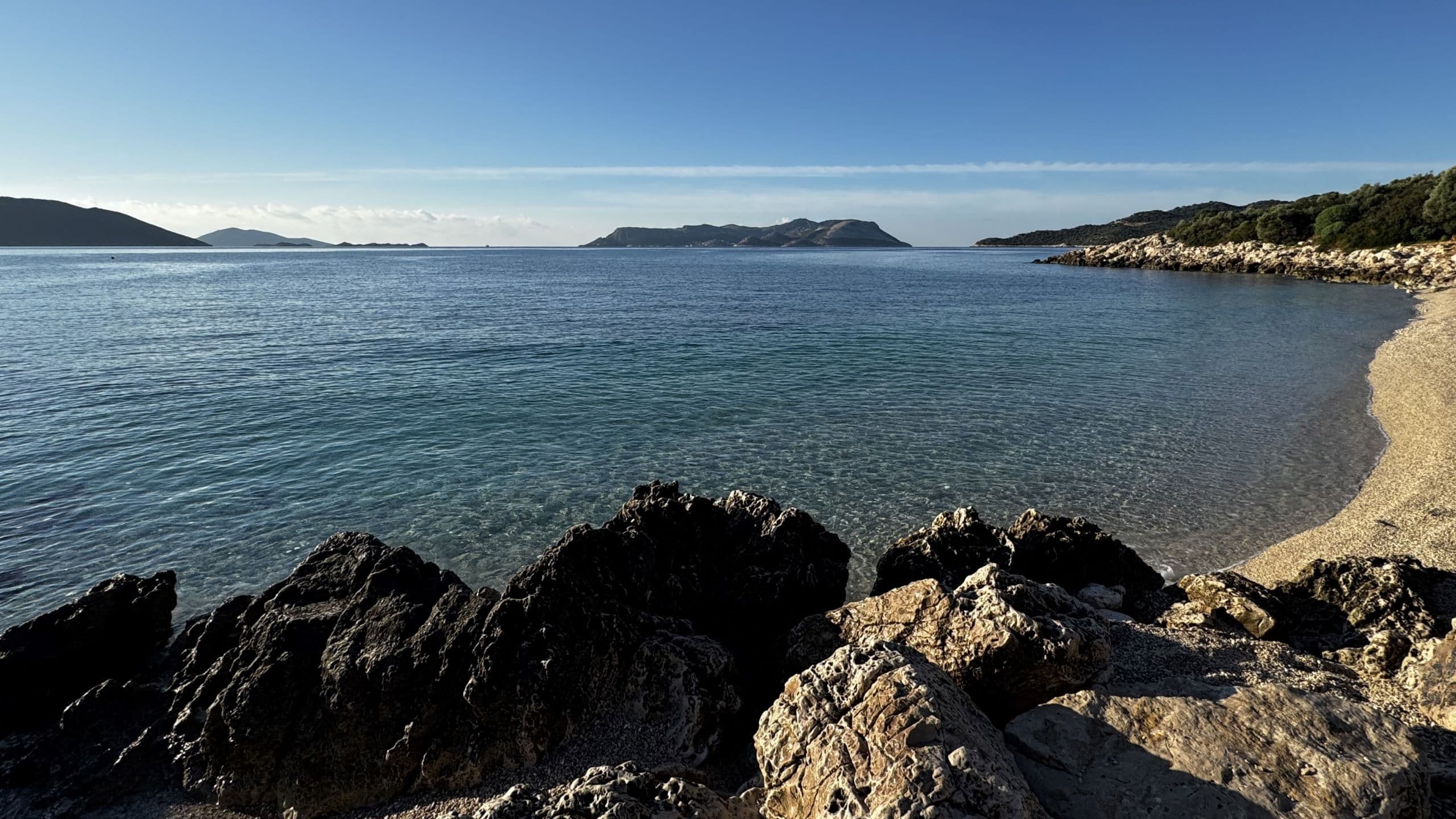 Kaş deniz manzarası